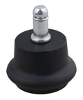 Heavy Duty Bell Glides Replace Office Desk Chair Casters 5 Pack Black Stationary Feet with solid iron build for easy install and hardwood protection.