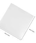 100 Pack White EPE Foam Pouches For Fragile Items And Ceramics, 30cm square size, reusable packaging for transit
