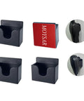 Heavy Duty Walkie Talkie Belt Clip Holder Mount With Adhesive Backing For Two Way Radios Four Pack