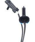 Close-up view of Heavy Duty Abs Wheel Speed Sensor Set connector for Chevy Astro Tahoe Avalanche Suburban 1500 2500 Express K1500.