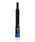 Pro Grade Aluminum Precision Bit 4mm Driver With Knurled Ergonomic Grip Magnetic Bit Holder And Swivel Cap on white background