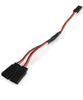 Y Style 3 Pin Servo Extension Cable 150mm 1 Male To 2 Female Splitter For RC Planes, Cars, Drones, Helis Futaba JR Compatible