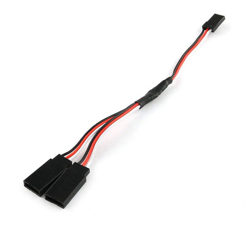 Y Style 3 Pin Servo Extension Cable 150mm 1 Male To 2 Female Splitter For RC Planes, Cars, Drones, Helis Futaba JR Compatible