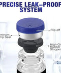 12 Pack of 2ml in Premium Glass Vials with Rubber Stoppers, Ultra Clean with precise leak-proof system illustration