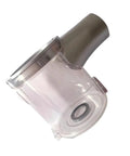 SWNCTMAKS Dust Box Compatible For Airbot Aura VC801 Wireless Vacuum Replacement clear dust cup with silver accent for easy debris removal.