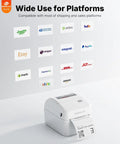 Wireless Bluetooth 4x6 Shipping Label Printer For iPhone And Android No Fuss Setup Print 4x6 Labels For Amazon eBay Shopify Etsy UPS