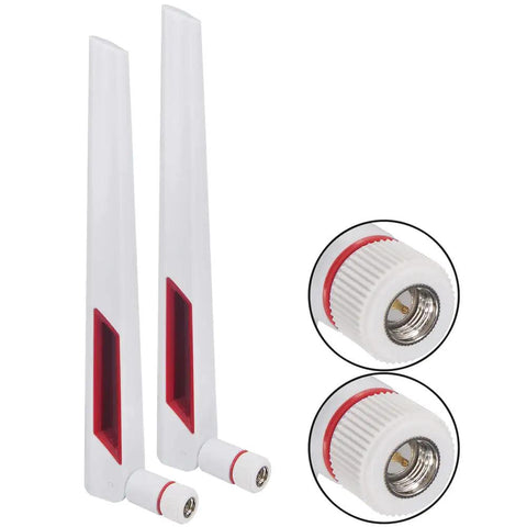 Dual Band Antenna 2.4 GHz 5 GHz High Gain 5 dBi SMA Male Plug and Play for SDR Receivers LoRa Modules FPV Drones and WiFi Gear