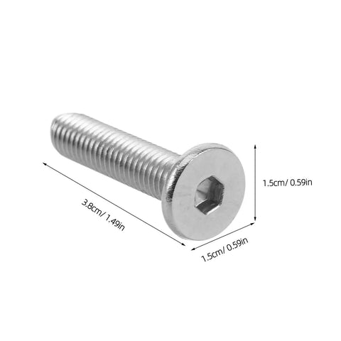 Beefy 20 Pack M8x35 Hex Socket Cap Screws Fully Threaded Bolts For Cat Tree Spare Parts And Furniture Connectors Replacement