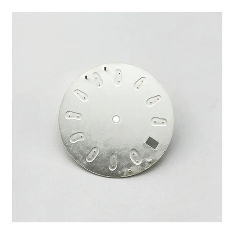Replacement 28.5mm NH35 Movement Watch Dial BGW9 Luminous Blue Green Face for Mechanical Watches, durable high quality back view