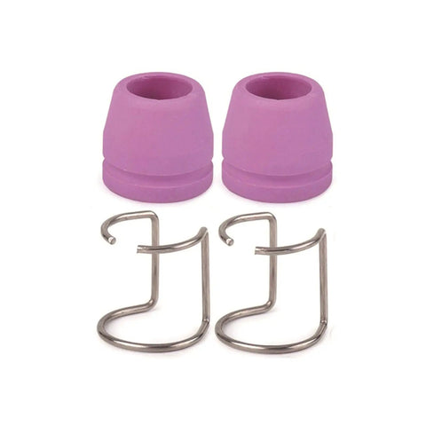 Replacement TIG Torch Consumables Kit With Electrodes, Nozzles, Shielding Cups And Guide Rings For Welding And Cutting