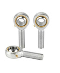 4 Pcs Pos18 Fish Eye Rod End Bearings M18x1.5mm Male Thread with sealed housing for slick rotation in wet environments.