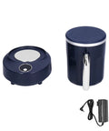 Smart Heated Coffee Mug With Portable Temperature Control Cup And Electric Warmer on a white background, showing mug and base.
