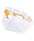 Truly Heavy Duty Clear Plastic Storage Bin With Snug Latching Lid Game Changer For Decluttering Every Room 21 Liter Capacity