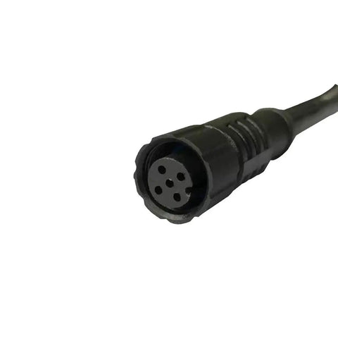 NMEA 2000 15 Foot Backbone Drop And Extension Cable showing gold-plated 5-pin connector for marine networks and sensors