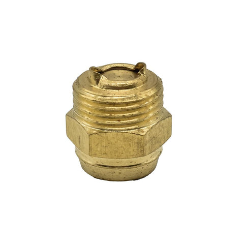 Air Compressor Cold Start Valve 3/8 Inch NPT Brass Bleeds Head Air At Startup To Cut Torque Closes At 25 PSI 2.5 SCFM Flow