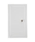 Bulletproof Lockable Metal Access Panel For Drywall 6X12 Inch with secure key and slick finish for plumbing access.