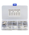 400 Piece Stainless Steel E Shaped Retaining Ring Kit M1.5 To M15 Snap Rings in case