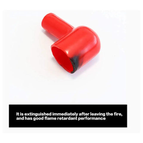 Ditch the exposed wiring! These 6 Pack Electric Guard Terminal Boots, red PVC insulation, size 36x70x10mm for winch and battery terminals.