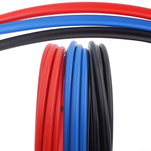 Pro Grade Mountain Bike Hydraulic Brake Hose 5mm OD Nylon 2mm ID For Disc Brakes Red Beefy Durability Rugged Trails Smooth Reliable