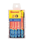 Packaged Bi-Metal Jigsaw Blade With Unified Shank For Metal Cutting, 2-Inch Length, 24 TPI, 20-Pack, Pro Grade