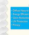 Features of Cordless Cellular Shade White Fits 19 To 36 Inch Windows 36W By 64L: light filtering, energy efficiency, privacy.