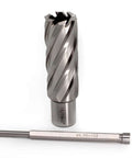 Oscarbide annular cutter 15/16 in dia, 2 in depth with Weldon shank; two-piece magnetic drill bit set