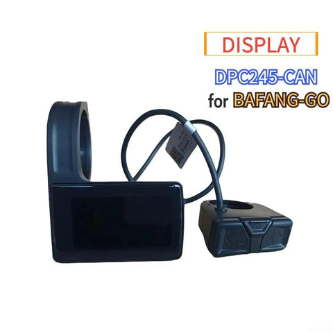 Premium Can Bus E Bike Display For Bafang M560 M600 M820 Mid Drive Motors featuring Glowing Tft Lcd Screen For Sharp Readings And Smooth Control On Any Ride You Gotta Take. DPC245-CAN display with handlebar mount and control pad
