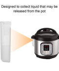 Condensation Collector Cup Replacement For Instant Pot DUO ULTRA LUX 5 Qt 6 Qt 8 Qt shown with pressure cooker