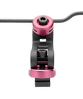 Premium Quality Low Profile Workstop For Vise Jaws with a pink and black design, designed for CNC milling machine alignment.