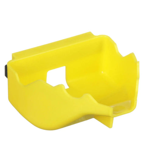 Bright Yellow Plastic Oil Drain Funnel For Verado Outboards Mess Free And Durable side view