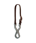 Brown 1 Inch Nylon Cribbing Strap with Lightweight Aluminum Cribbing Bar and Nickel Plated Hardware for Solid Horse Tack