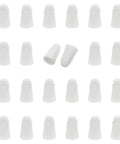 24-pack white ceramic wire nut connectors for 18-8 AWG high-temperature wiring