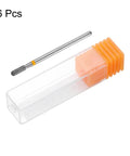 Six Pack Diamond Grinding Bits 325-400 Grit With 2.5mm Shank For Rotary Tools in storage box, one bit shown.