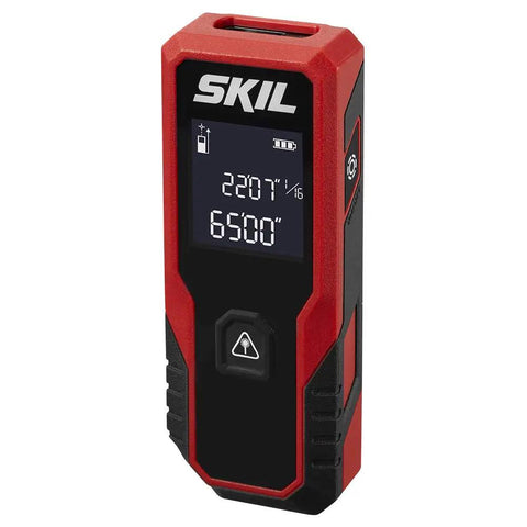 65 Feet Laser Distance Measurer With Wheel Measuring Mode For Uneven Surfaces Compact Handheld Tool With Backlit LCD Display