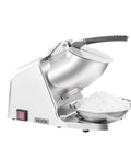Workhorse Ice Shaver Machine For Home And Commercial Use, 286 Lbs Per Hour, 300W 2000RPM Stainless Steel 4 Blade Ice Crusher With Bowl And Cover, Silver