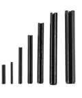 Roll Pin Set With 120 Pieces Elastic Cylindrical Cotter Pins In Carbon Steel Hollow Slotted Spring Pin Positioning Assortment Kit For Replacement And Automotive And DIY Projects, assorted sizes