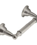 Sage Traditional Double Post Toilet Paper Holder Brushed Nickel Finish With Spring Loaded Mechanism For Easy Install