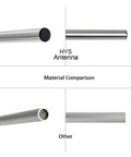 Beast Dual Band VHF UHF Yagi Antenna For Ham Radio 144 MHz And 430 MHz material comparison diagram.