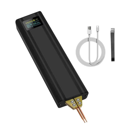 Handheld Portable Spot Welder With Adjustable Gear And Power For DIY Projects Compact Welding Machine For Precise Spot Welds 80 Gear Precision Lightweight Spot Welding Equipment with accessories