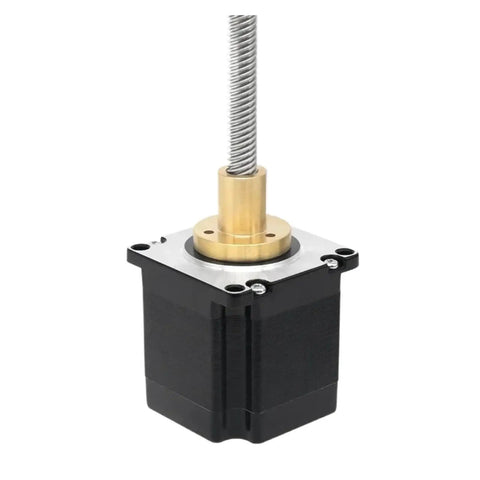 Badass Hybrid Micro Leadscrew Stepper Motor Delivers Kickass 45n Torque And Tight Pixel Perfect Positioning For Serious Botting And Automation Crafts Featuring Robust Coils For Silent Cool Operation On Fast Prototyping And Hobby Boards