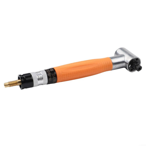 Top Tier Pneumatic Pencil Die Grinder 70000 Rpm High Speed Air Powered Rotary Tool with orange grip and metal body.