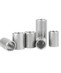 Top Shelf Stainless Steel Sleeve Bearings Five Pack Precision Cylindrical 12mm 17mm heavy duty bushing spacers displayed.