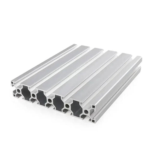 Heavy Duty T-Slot Aluminum Profile 3030 And 3060 Sizes For Custom Builds, showing multiple aluminum bars stacked.