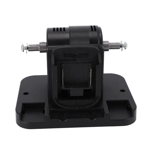 Focket Mini Belt Sander 100W Adjustable Speed Cordless Bench Grinder With Four Non Slip Foot Pads, rear view with sturdy base.