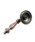 4Pcs Vintage Tear Drop Cabinet Pulls With Screws, Red Bronze Zinc Alloy Handles For Dresser, Closet And Furniture, 2.6 Inch.