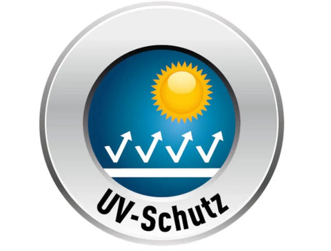 Top Shelf Walnut Wood Stain And Sealant 2 In 1 Water Based Exterior Coating For Decks And Fences With Heavy Duty All Weather Protection Against UV Rays and Moisture Block No Primer Needed 4 Liter UV protection symbol.