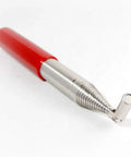 Red Smoke Detector Pole For Home Fire Alarm Systems, rod and extendable section, DIY Friendly Easy Install