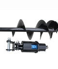 Post Hole Digger Auger Drill Attachment For Mini Excavator 0.8 To 1.5 Ton with Auger Bit and Hydraulic Motor