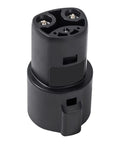 Premium SAE J1772 Type One To Tesla EVSE Charger Adapter For Model Three Y X S Heavy Duty EV Charging Connector close up view