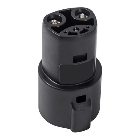 Premium SAE J1772 Type One To Tesla EVSE Charger Adapter For Model Three Y X S Heavy Duty EV Charging Connector close up view